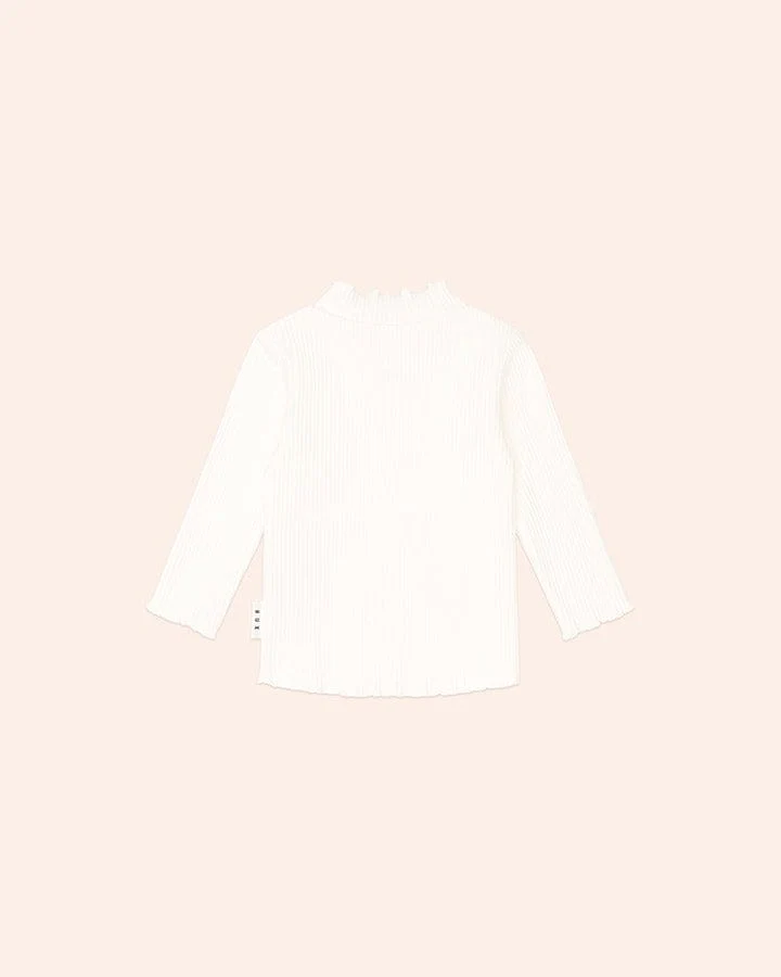 Almond Milk Ribbed Skivvy - Image 4