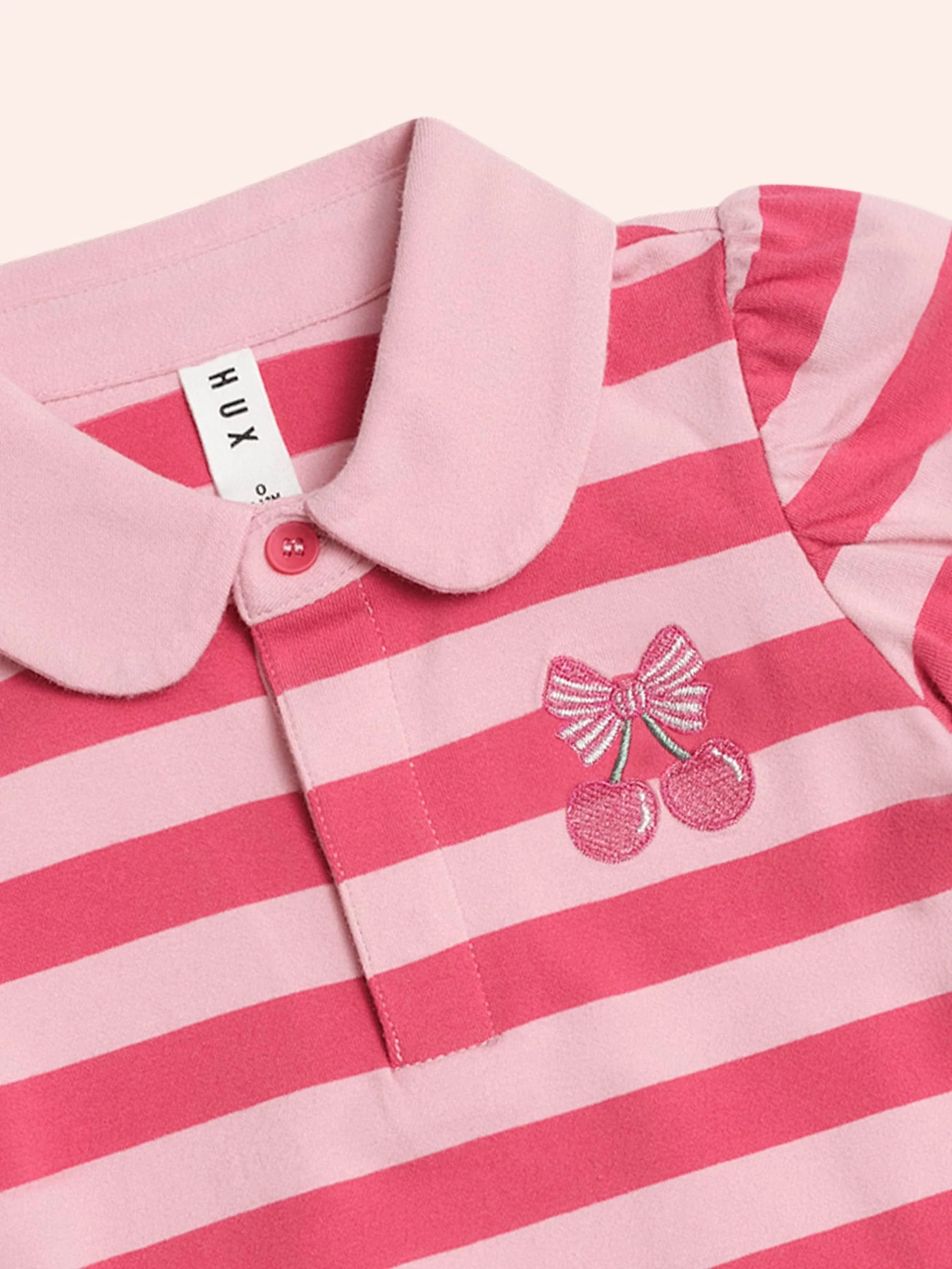 Cherry Pie Puff Sleeve Polo Tee - Image 4