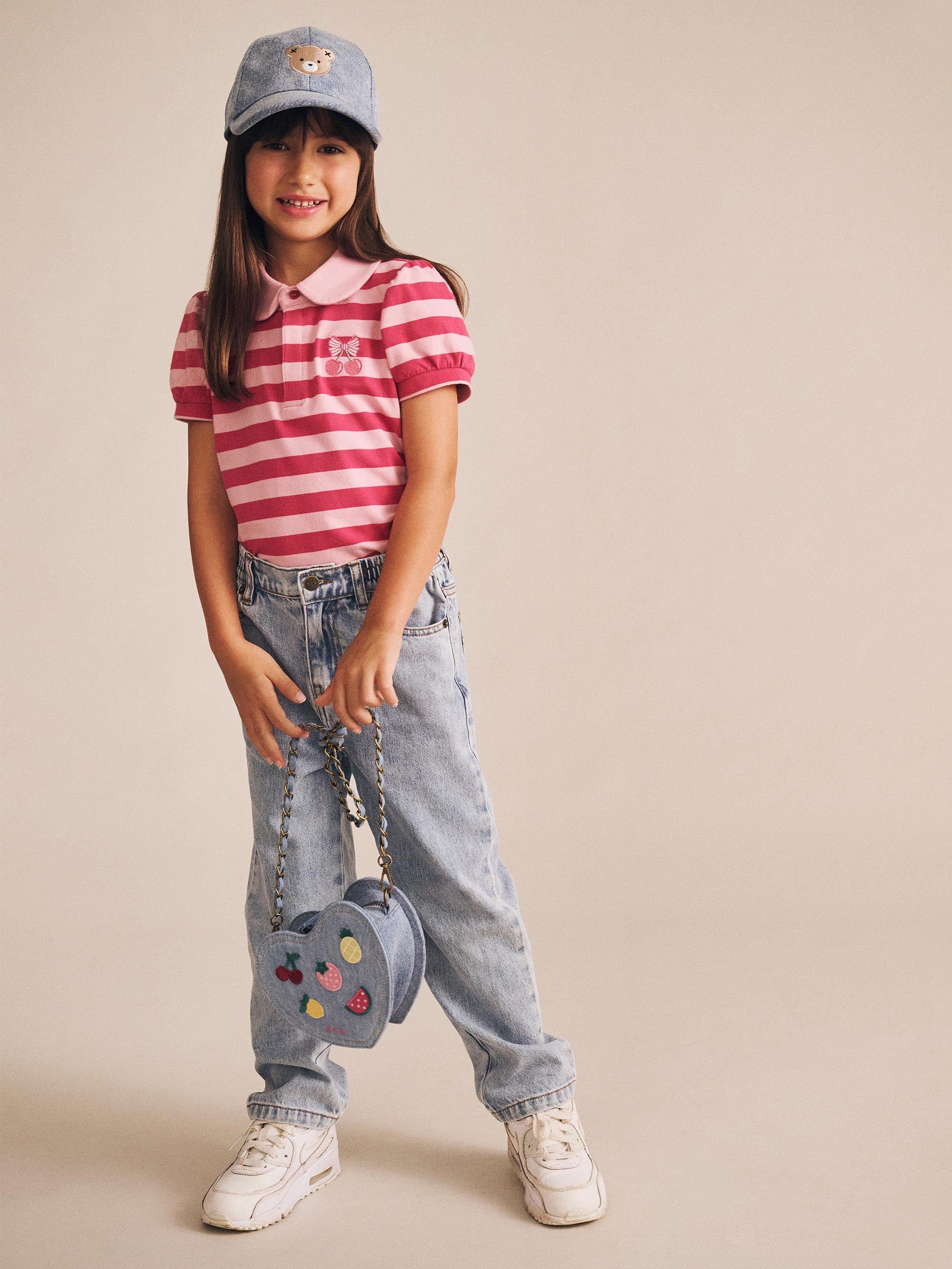 Cherry Pie Puff Sleeve Polo Tee - Image 5