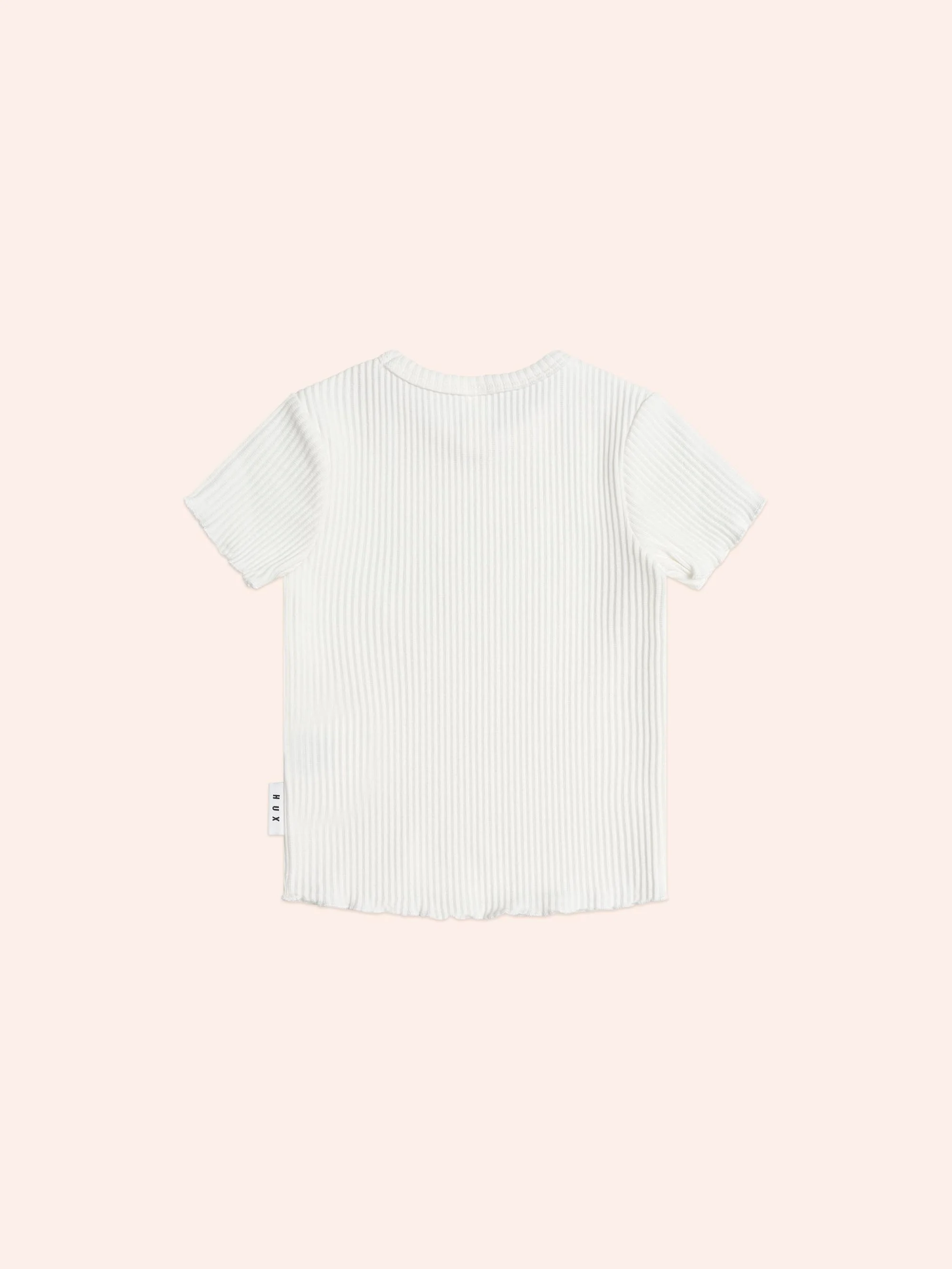 Classic Almond Milk Rib Tee - Image 3