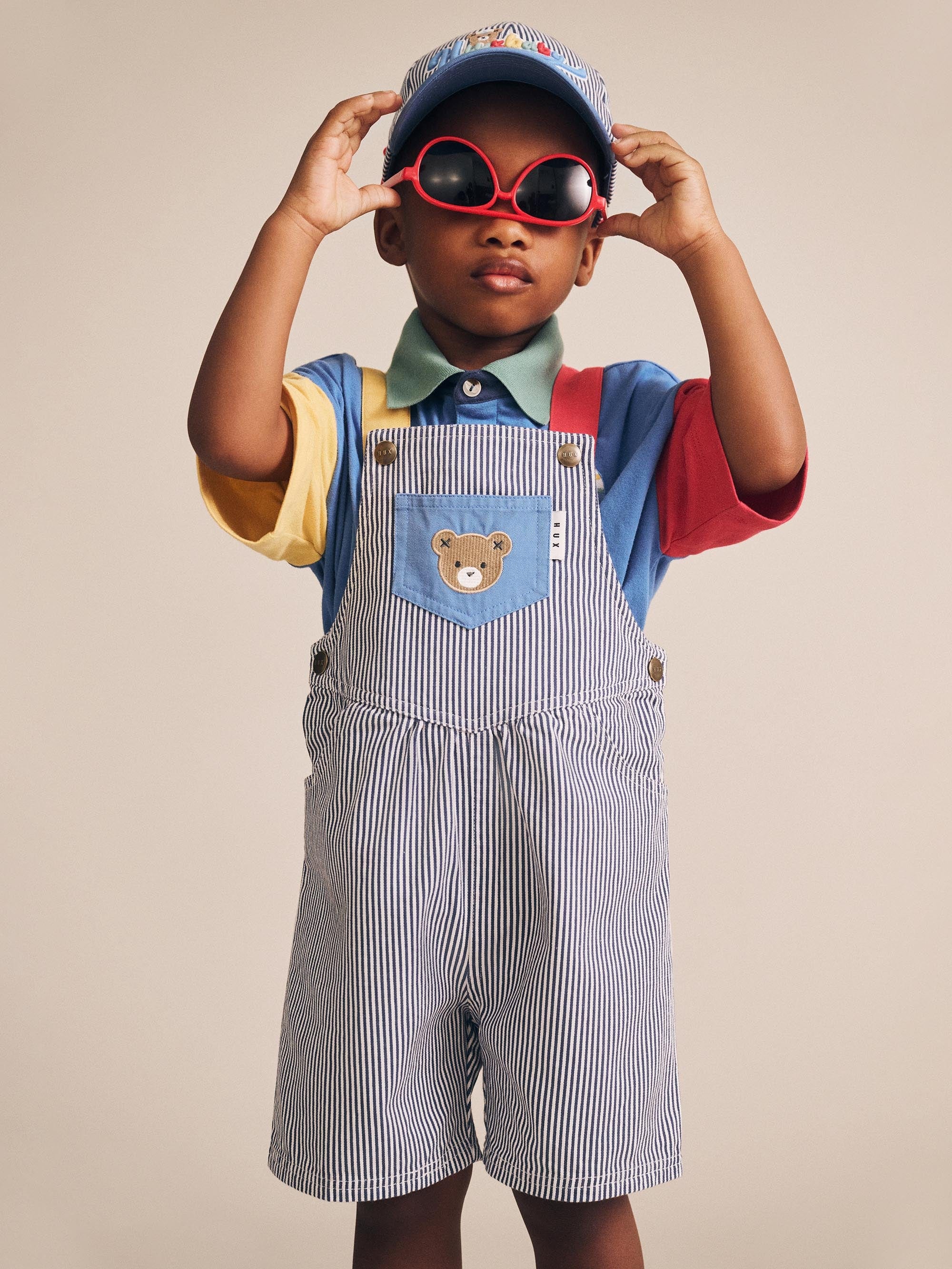 Classic Stripe Short Overalls - Image 6