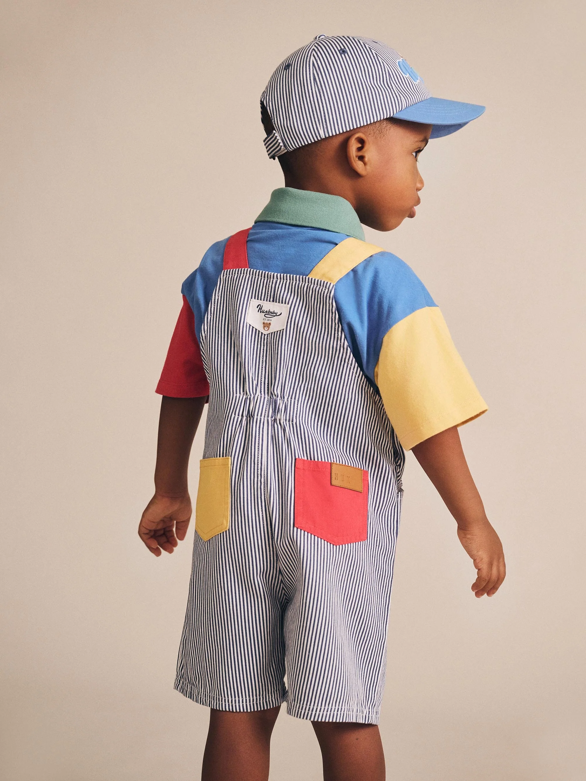 Classic Stripe Short Overalls - Image 7