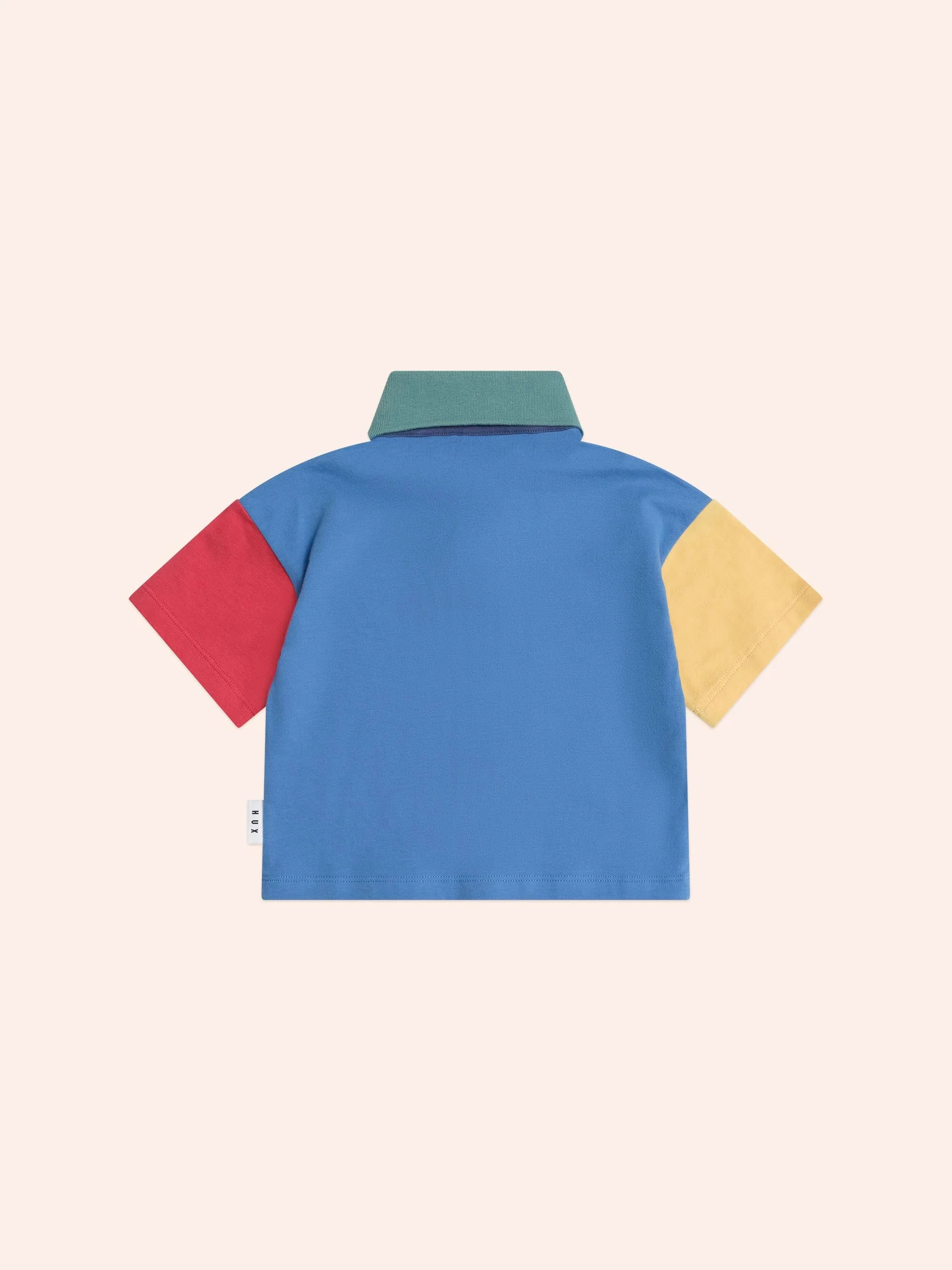 Colour Block Boxy Polo Tee - Image 3