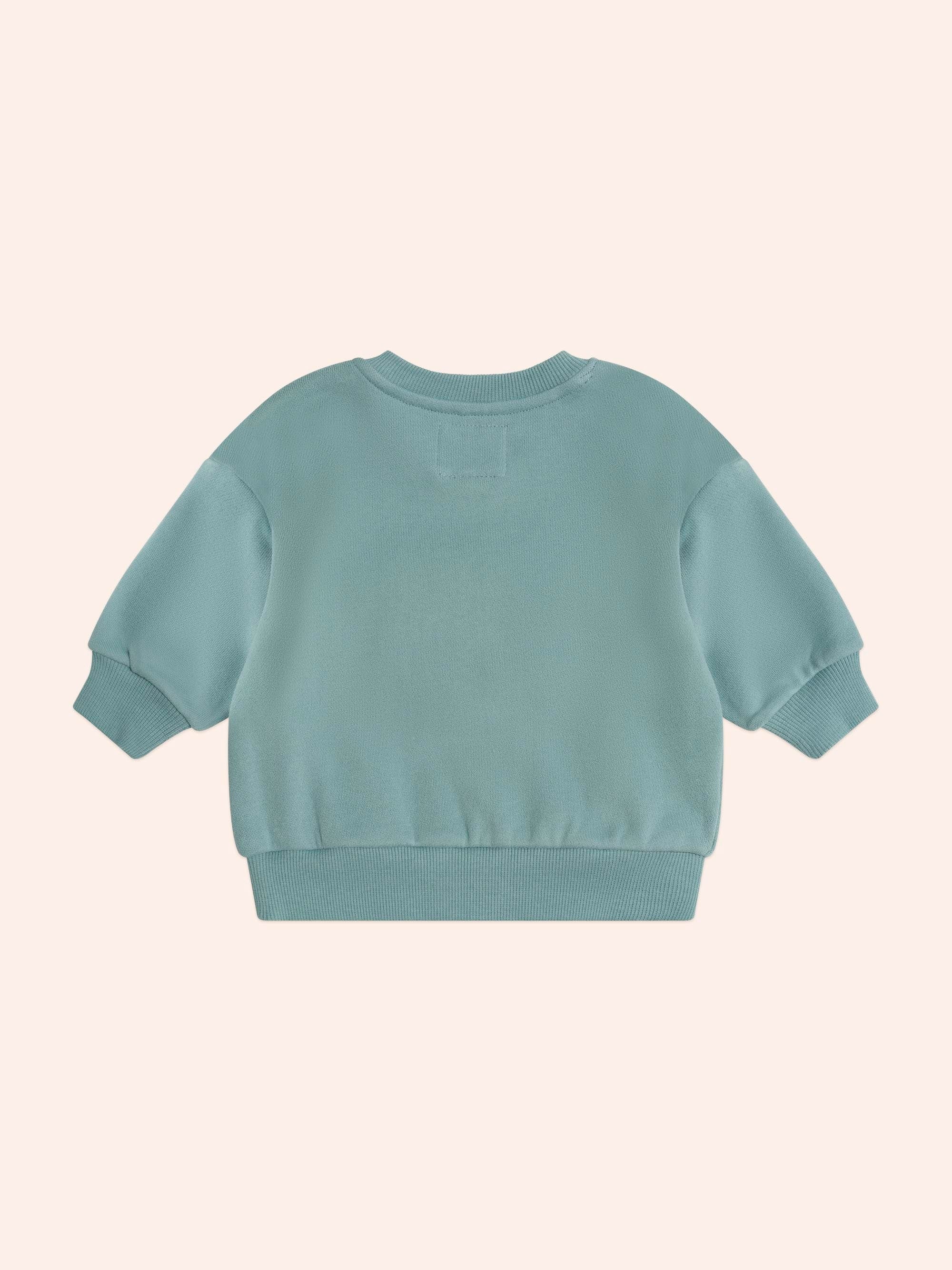 Furry Huxbear Sweatshirt Green - Image 3