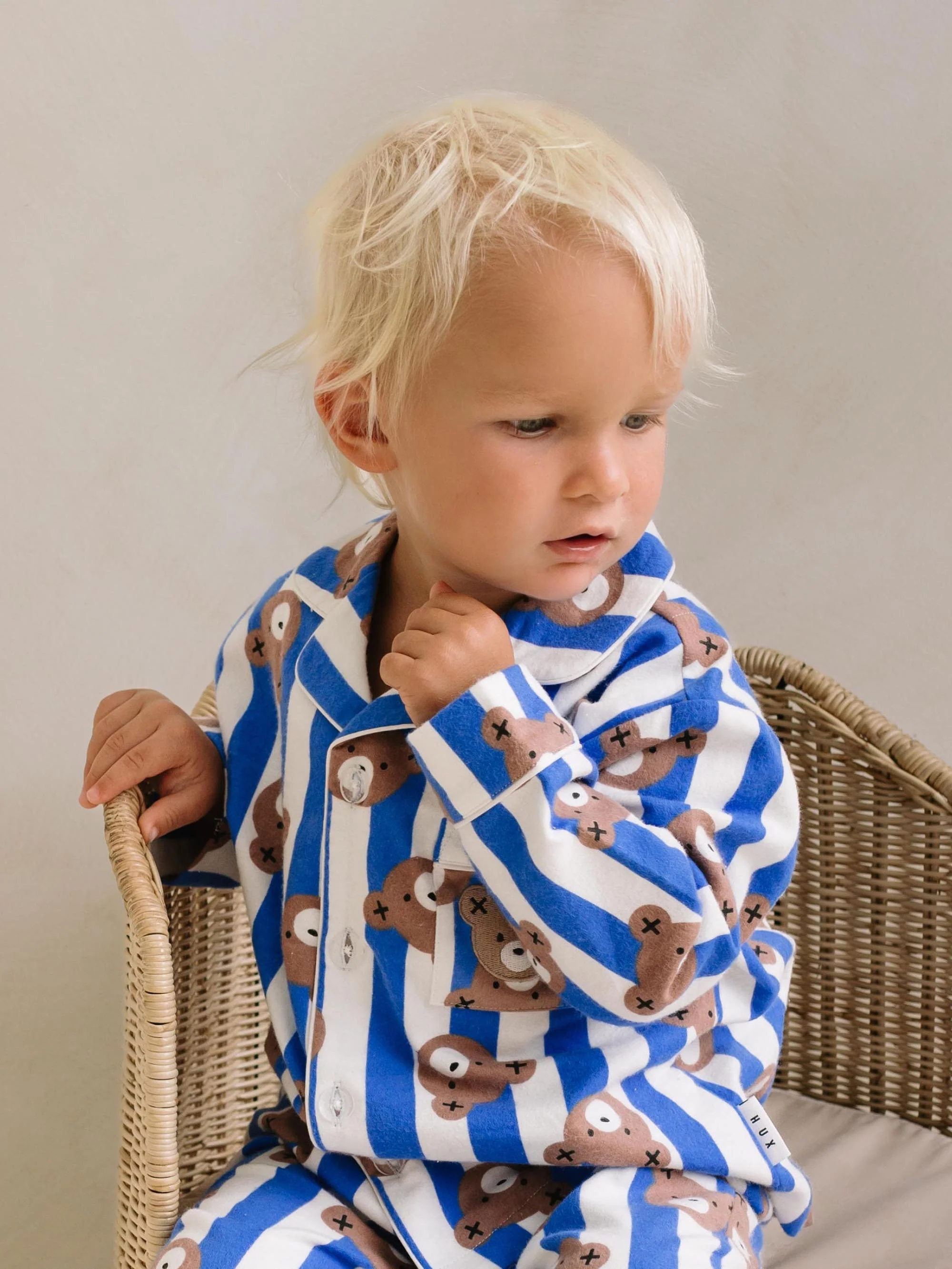 Hux Stripe Flannel Pyjama - Image 5