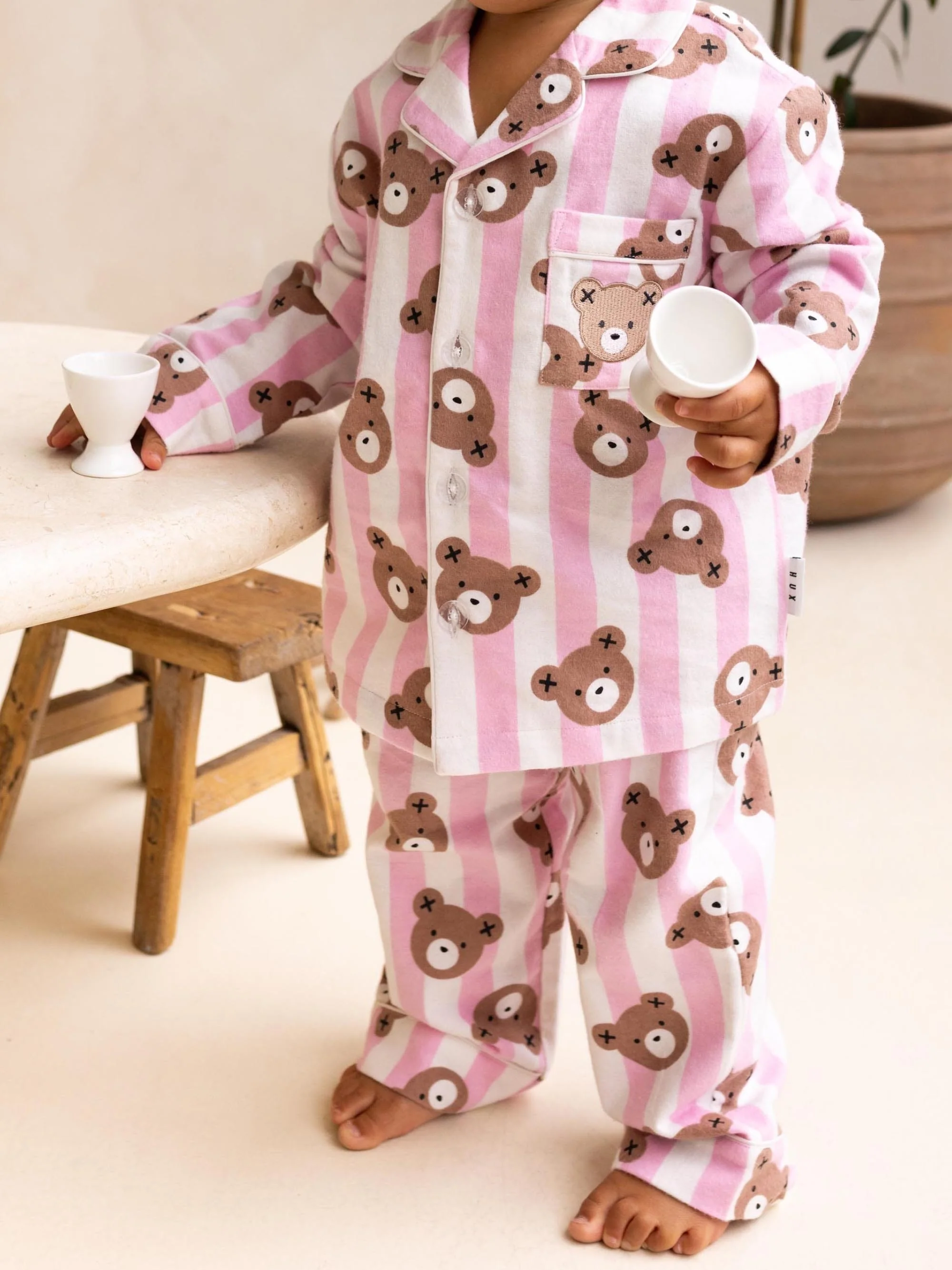 Huxette Stripe Flannel Pyjama - Image 5