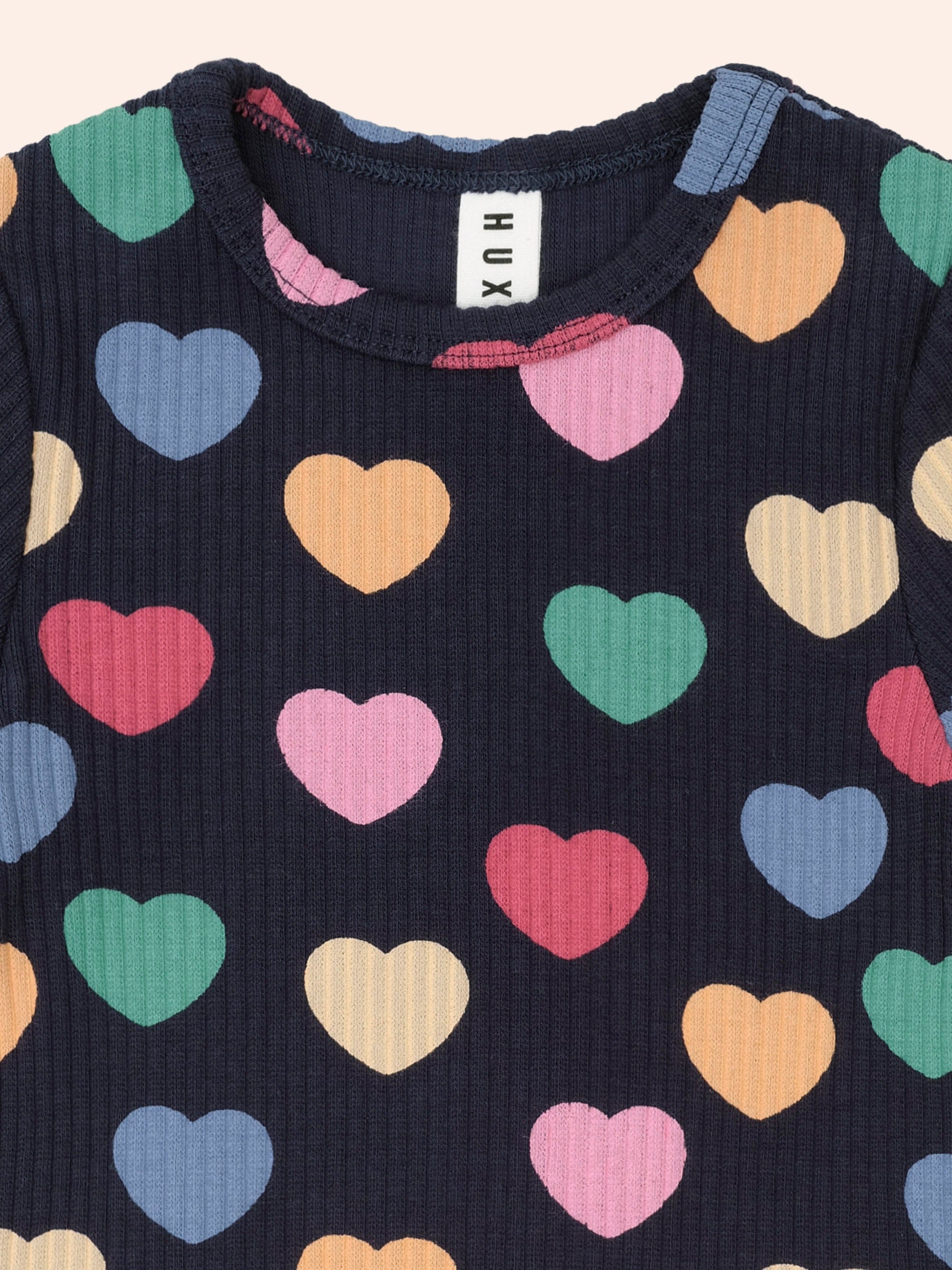 Multi Hearts Rib Tee - Image 3