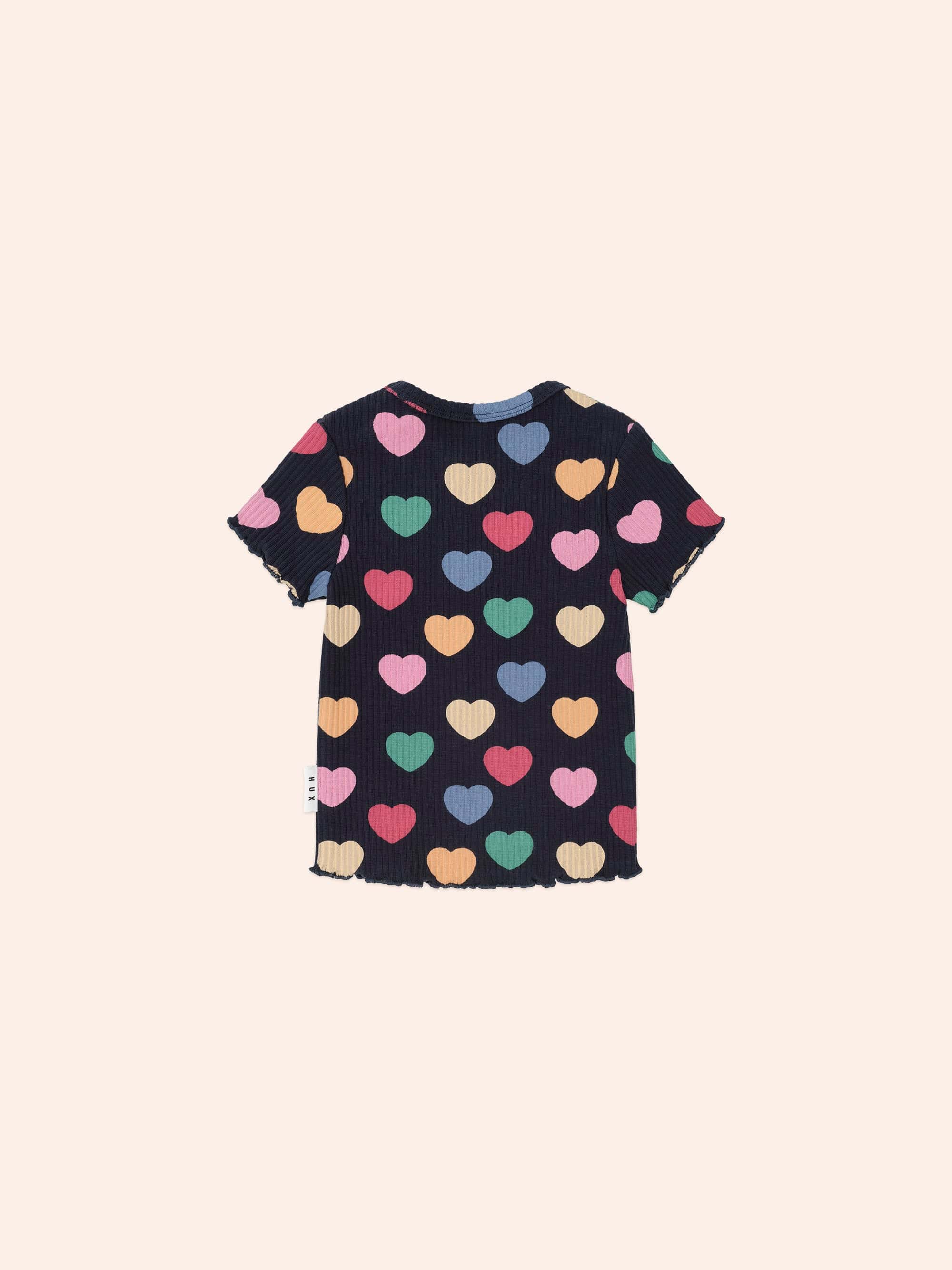 Multi Hearts Rib Tee - Image 4