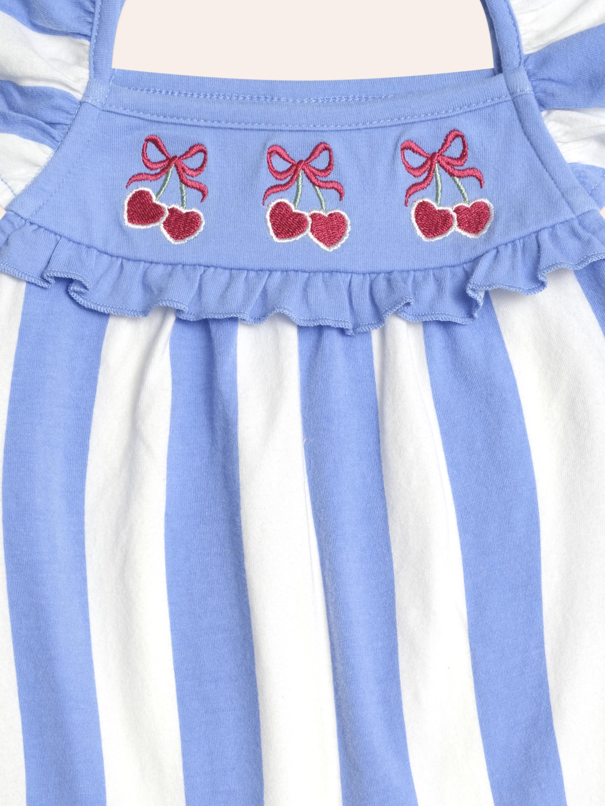 Seaside Cherry Stripe Dress - Image 4