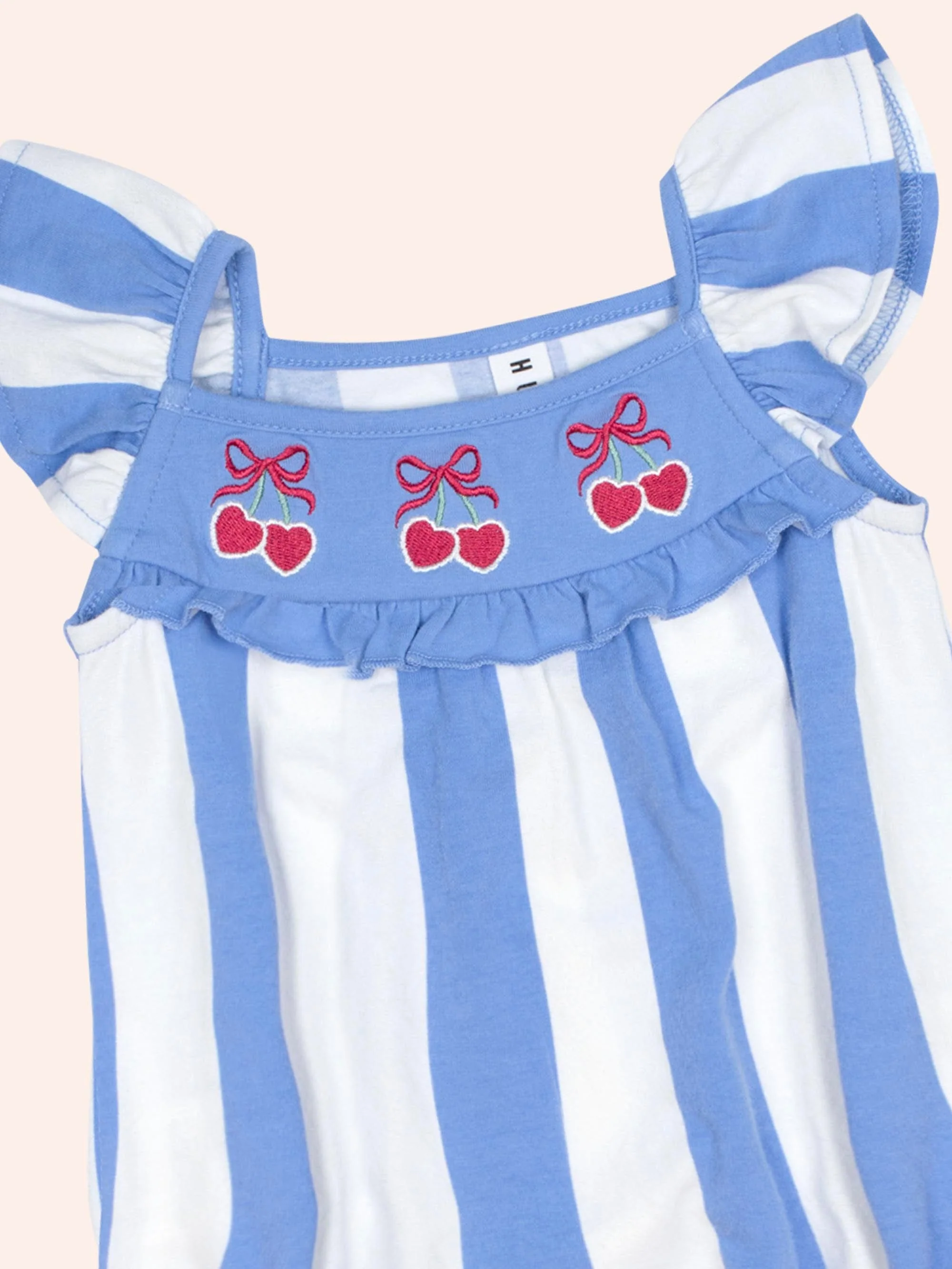 Seaside Cherry Stripe Playsuit - Image 4