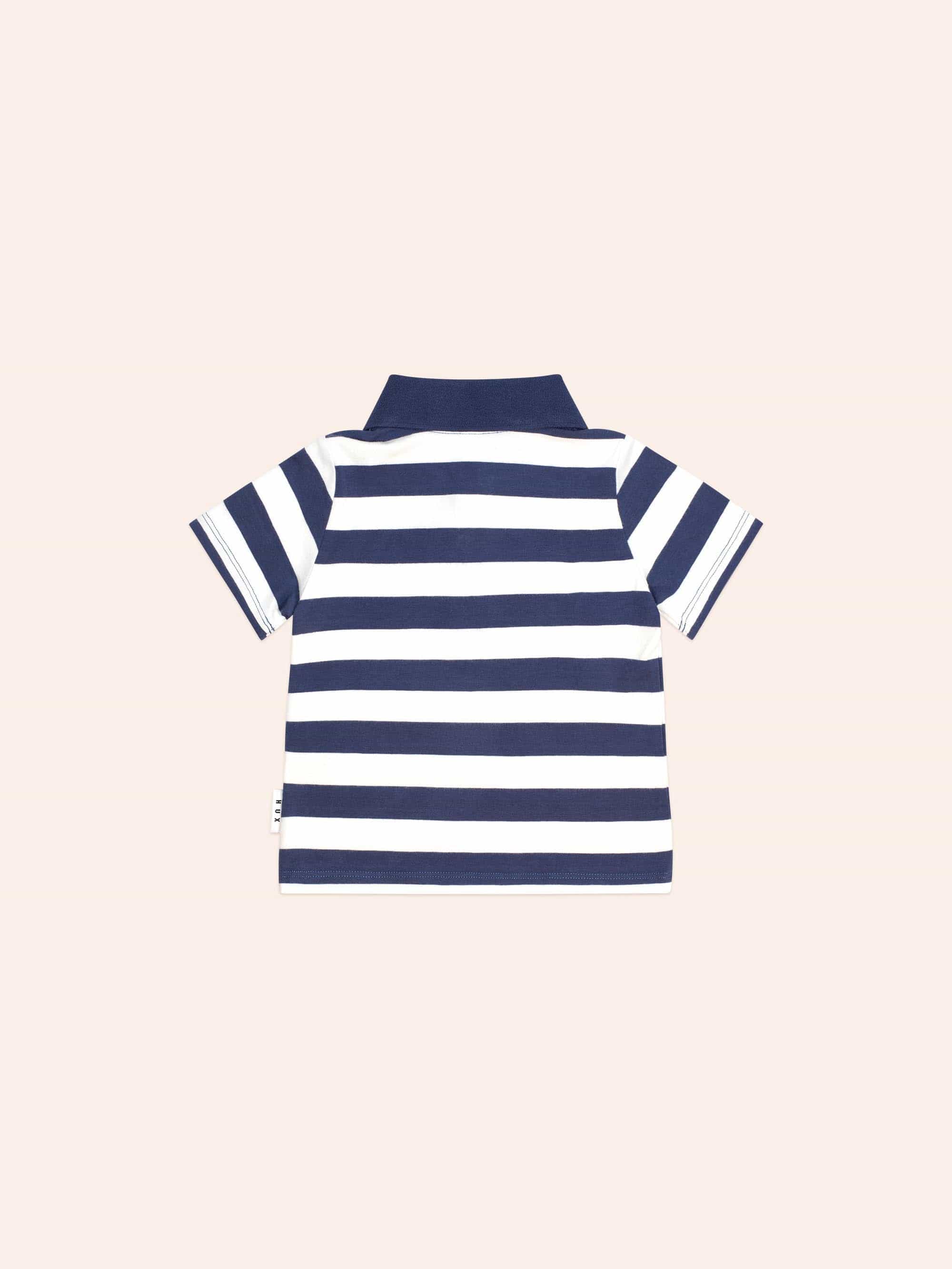 Stripe Polo Tee - Image 3