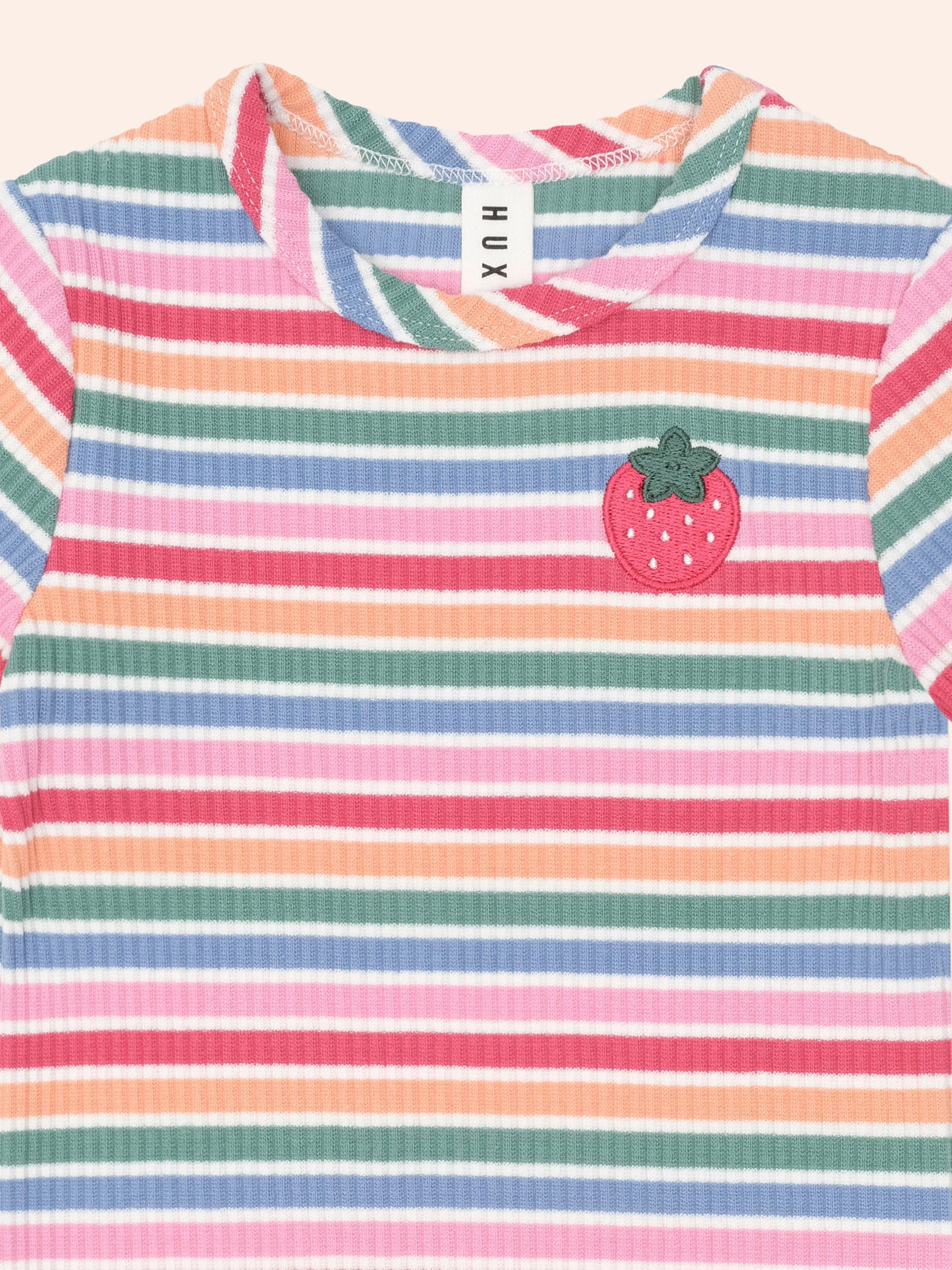 Tutti Frutti Stripe Rib Tee - Image 3