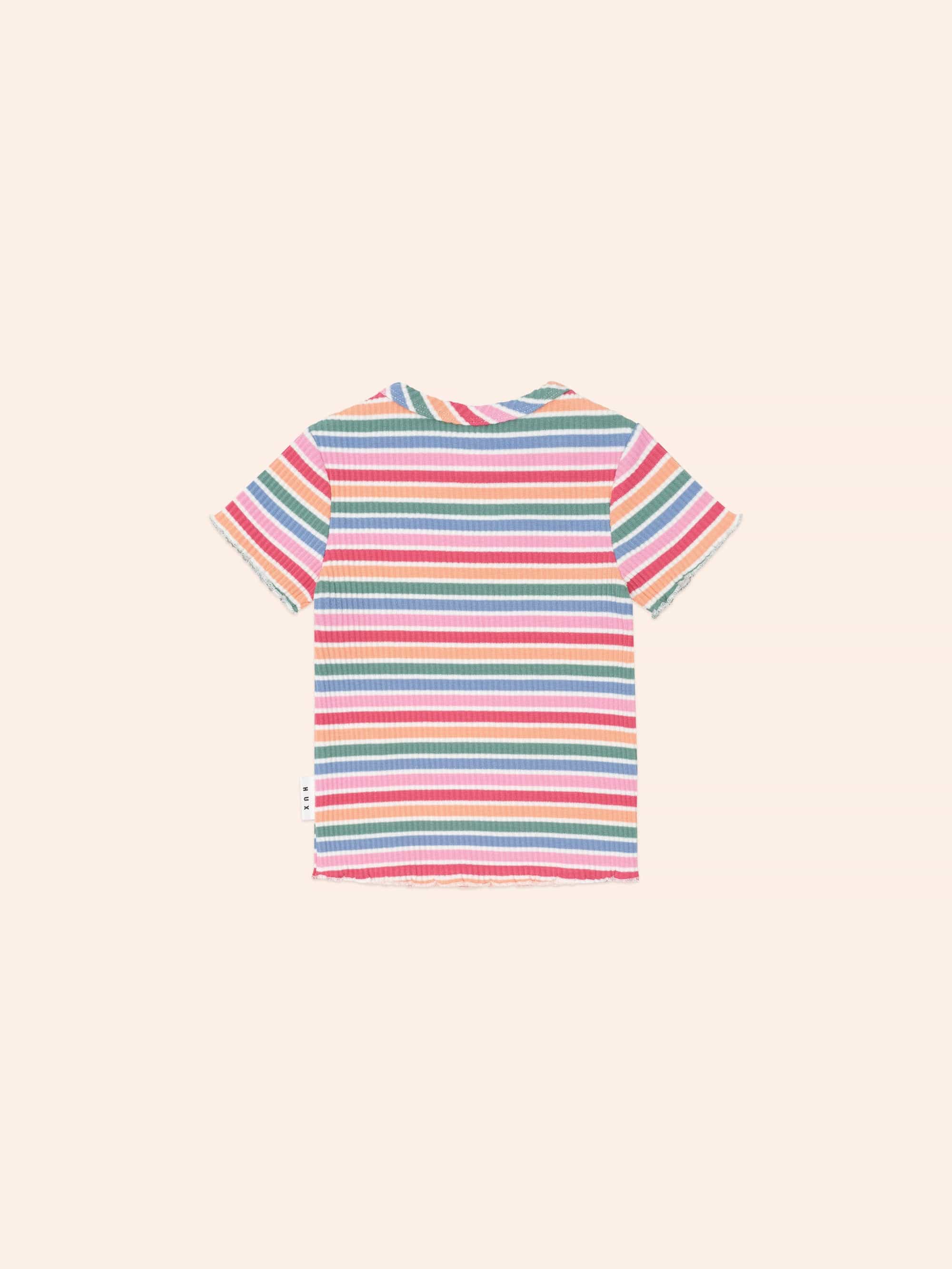 Tutti Frutti Stripe Rib Tee - Image 4