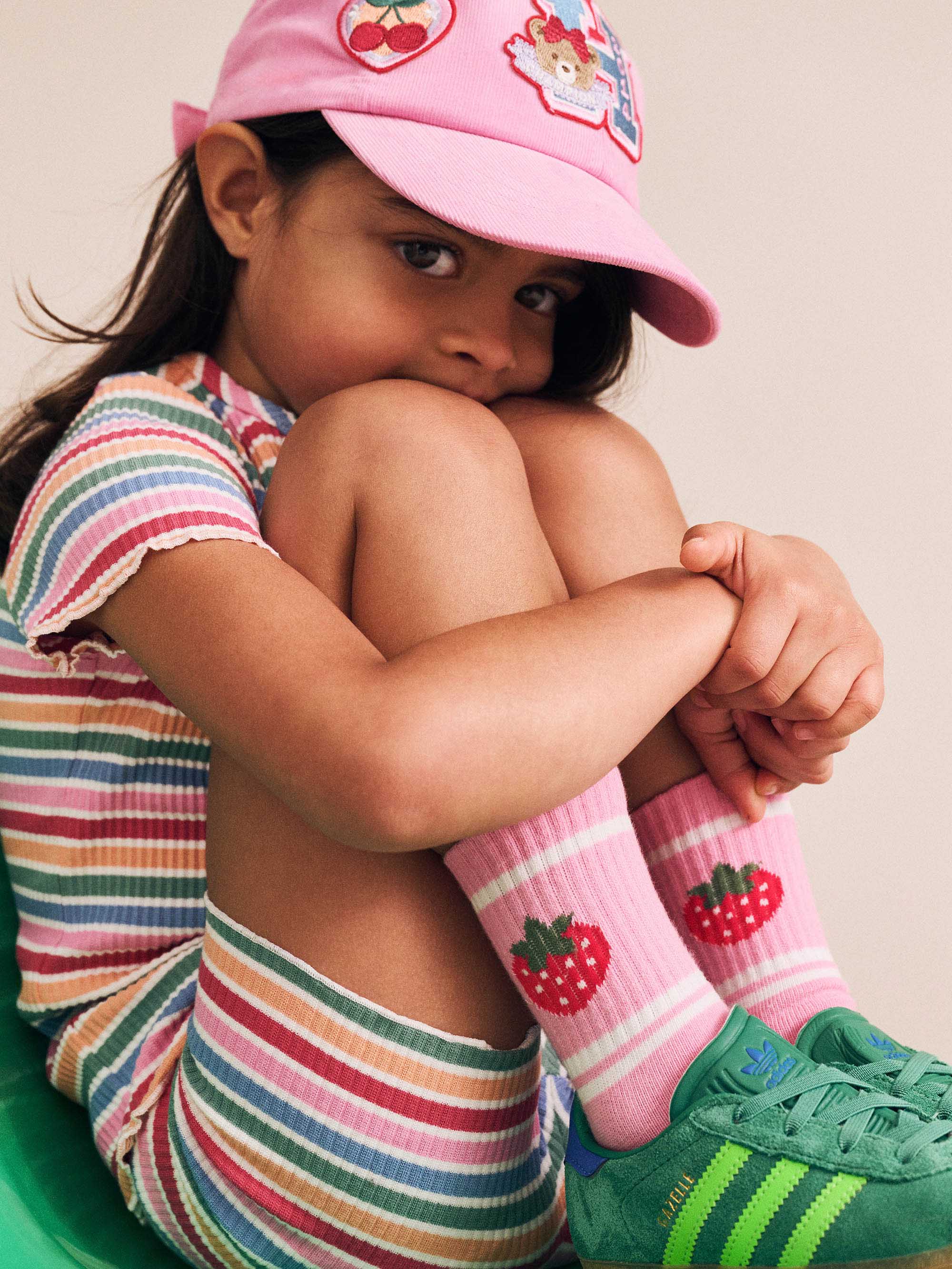 Tutti Frutti Stripe Rib Tee - Image 5