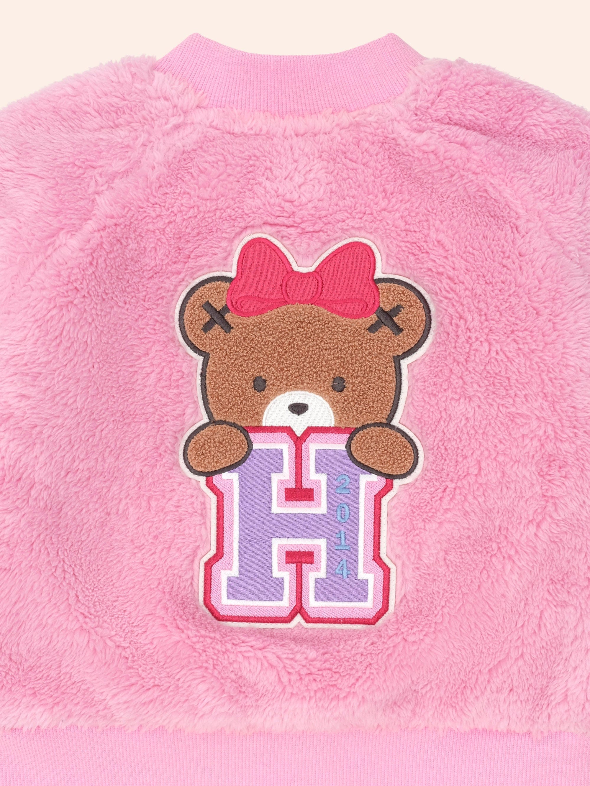 Varsity Huxette Fur Jacket - Image 4