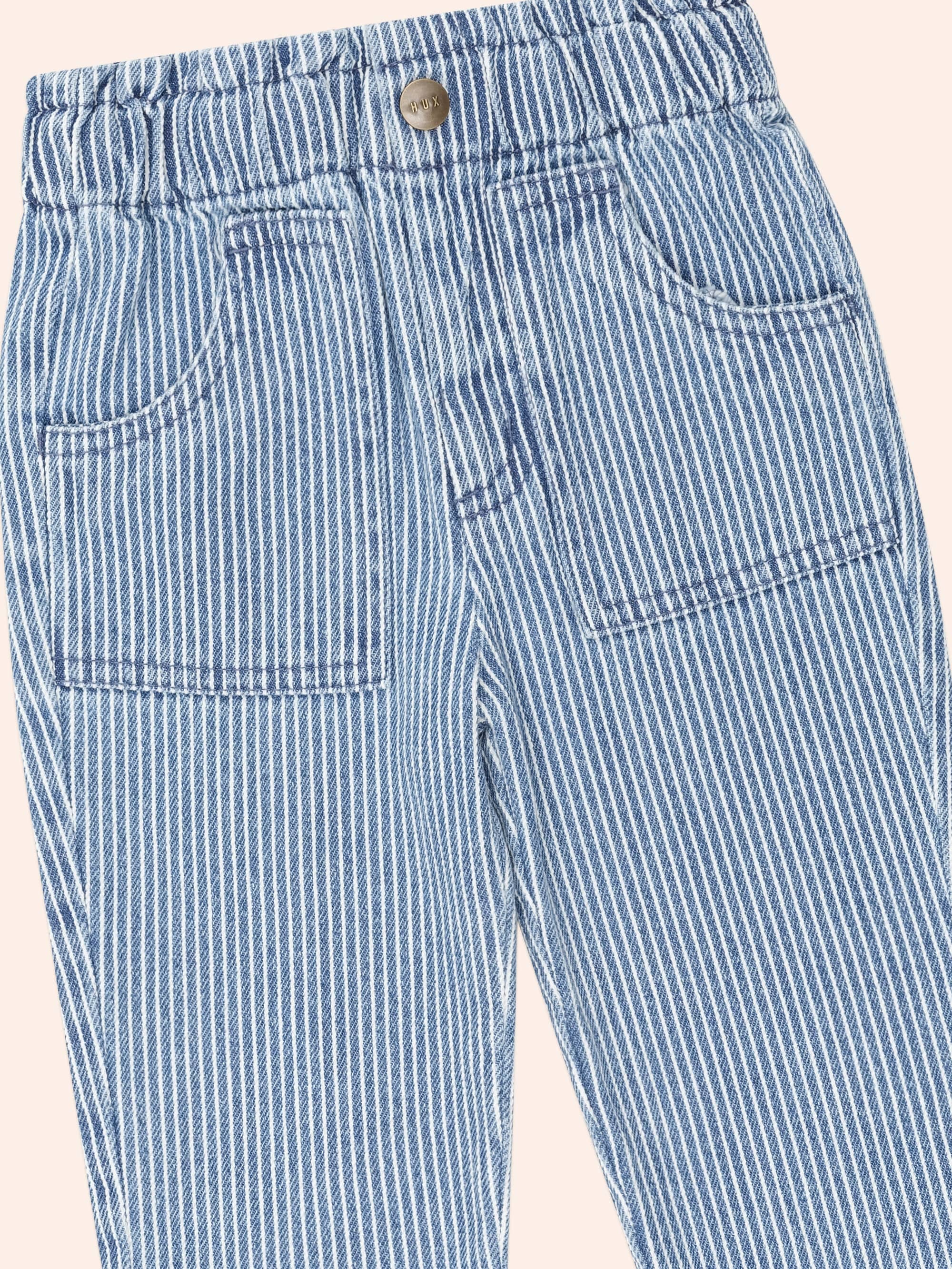Vintage Bow Paperbag Denim Pant - Image 3